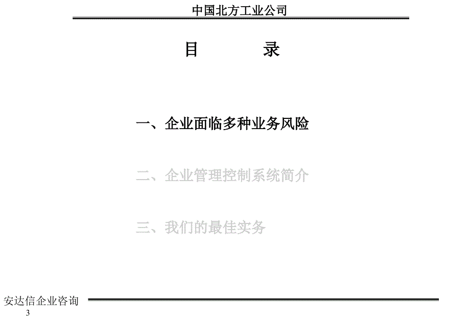 安达信-中国北方工业-企业管理战略咨询报告_第3页