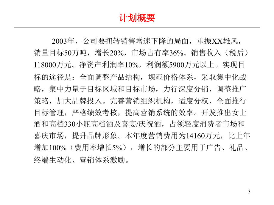 某公司年度营销计划课件_第3页