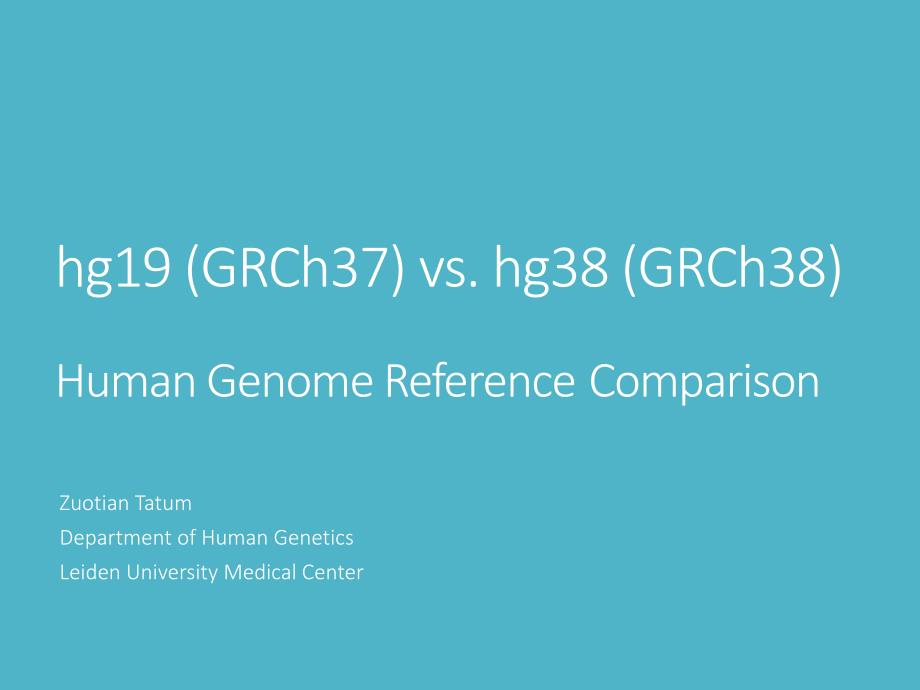hg19 (grch37) 与 hg38 (grch38) 数据差异比较_第1页