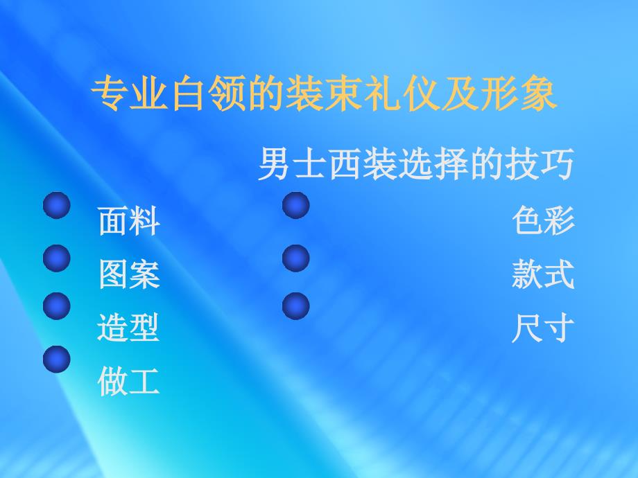 专业白领形象及商务礼仪培训课程_第4页