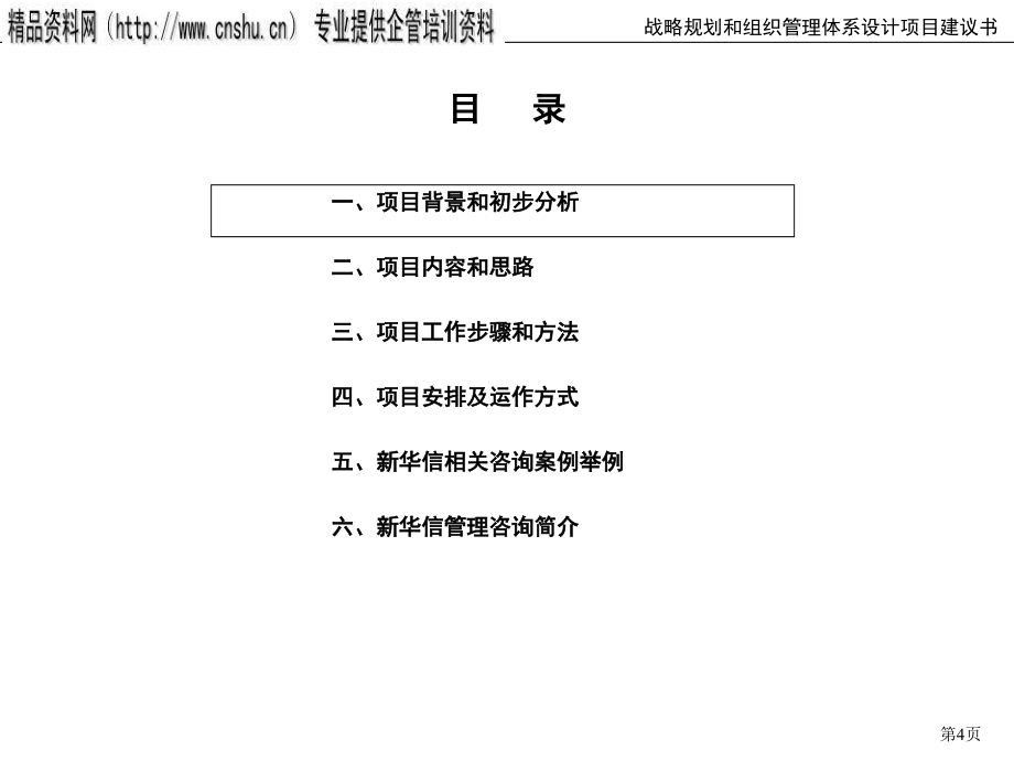 战略规划和组织管理设计项目规划书_第4页