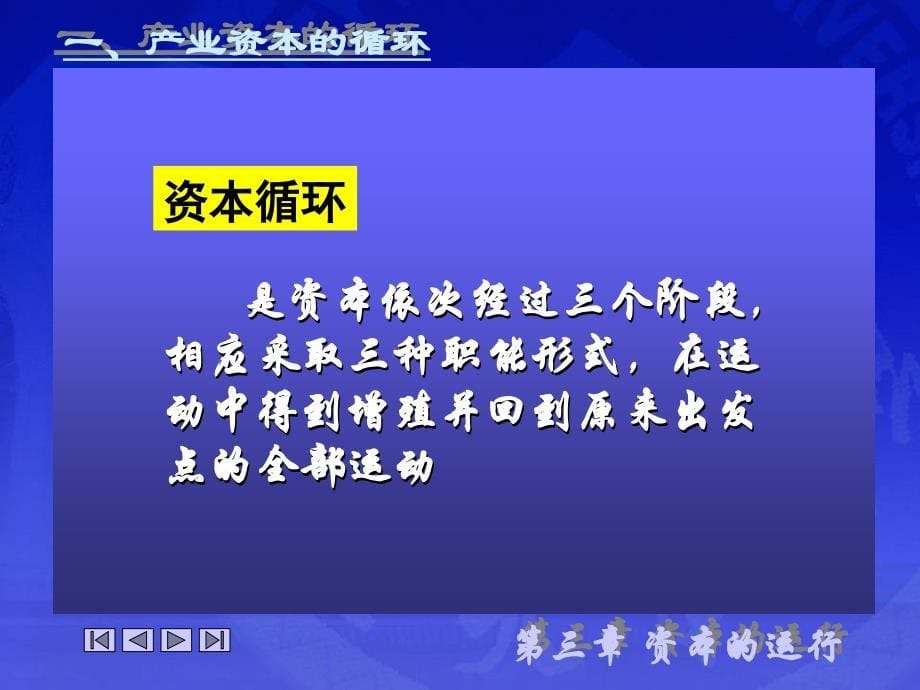 剩余价值的实现资本循环与周转概述课件_第5页