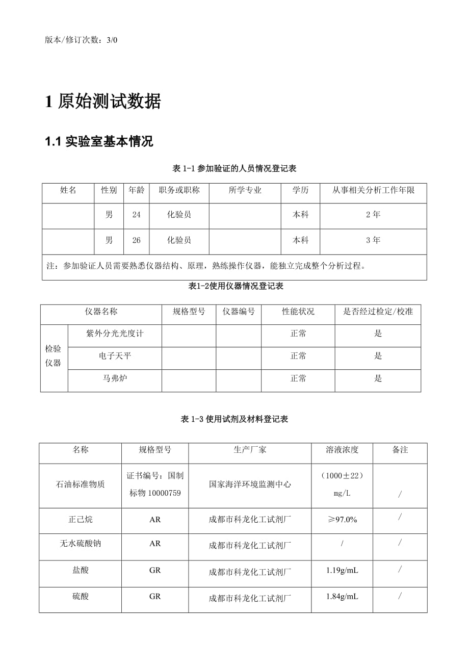 hj970-2018验证报告-水质 石油(紫外)_第2页