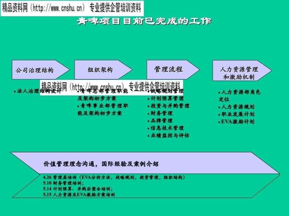 青岛啤酒战略回顾及组织架构重组方案_第5页