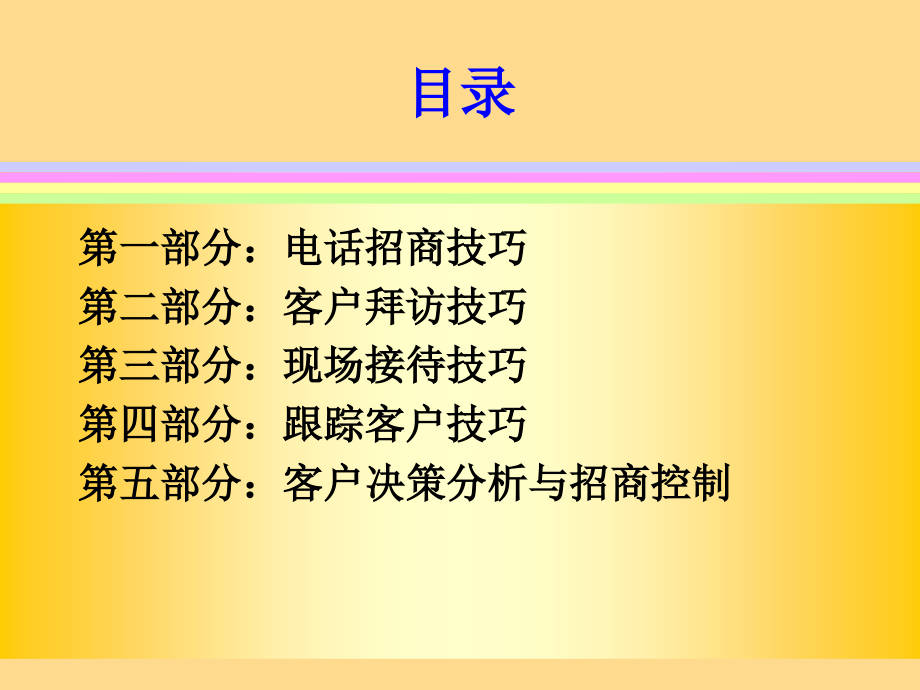 专业招商策略与技巧讲义_第2页