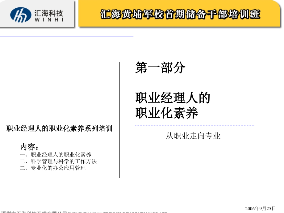 职业经理人的职业化素养系列培训课件_第2页