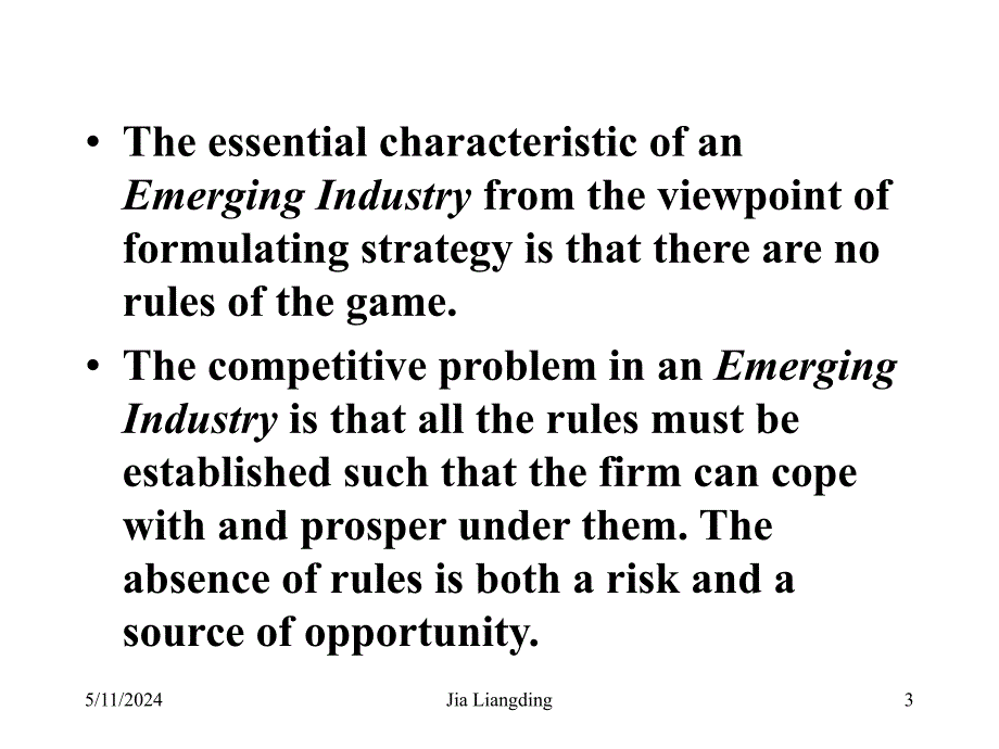 competitive strategy in emerging industries(英文版)_第3页