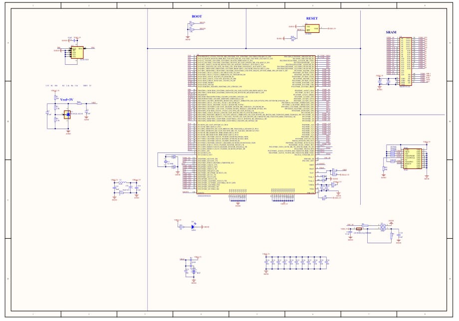 stm32f407最小系统核心板原理图_第1页
