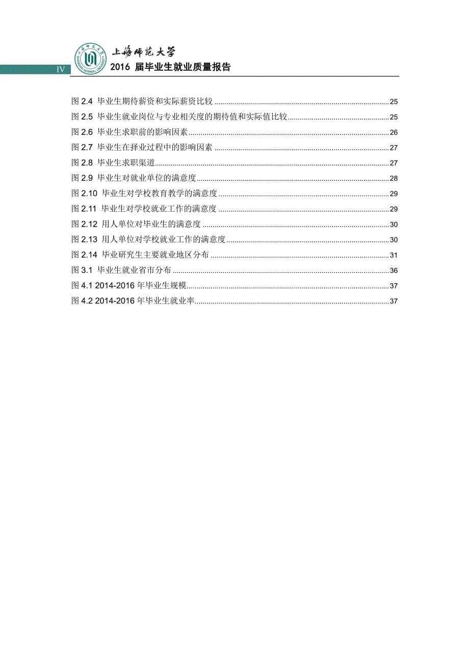 上海师范大学2016届毕业生就业质量报告_第5页