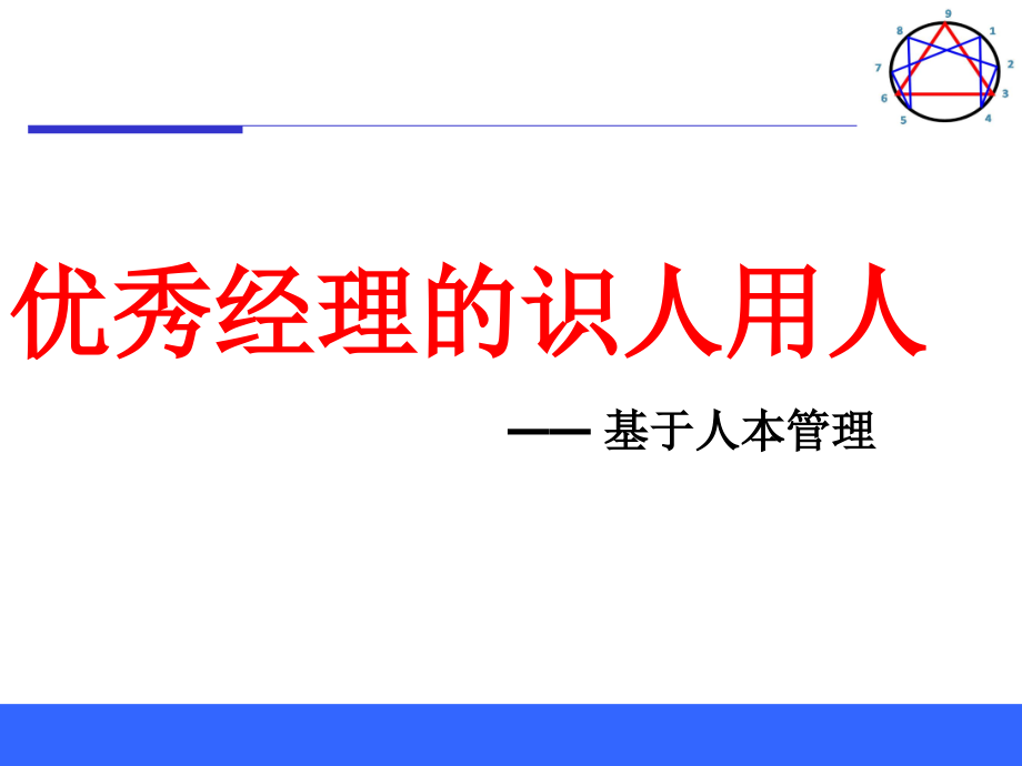 优秀经理的识人用人培训讲义_第1页