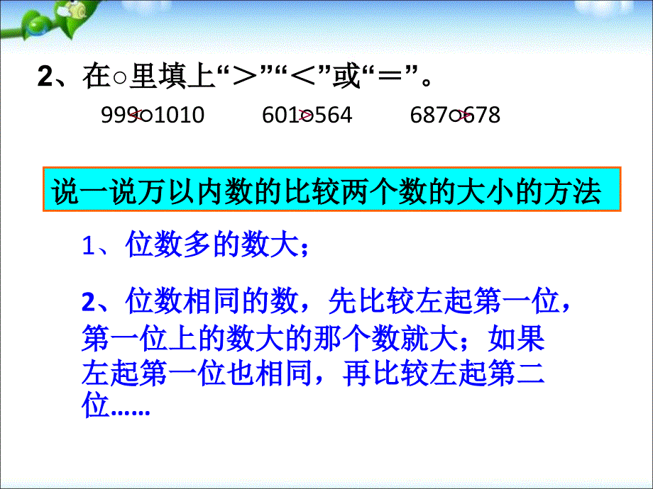 苏教版四年级数学下册-多位数的大小比较课件_第4页