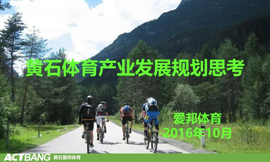 某市体育产业发展规划思考概述_第1页