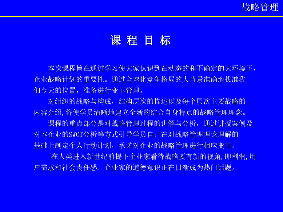 企业转型期的战略管理研究报告_第3页