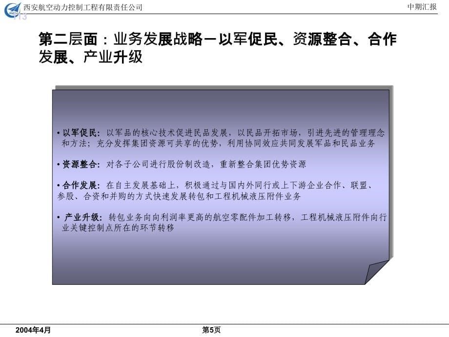 西安某公司总体战略与核心措施报告_第5页