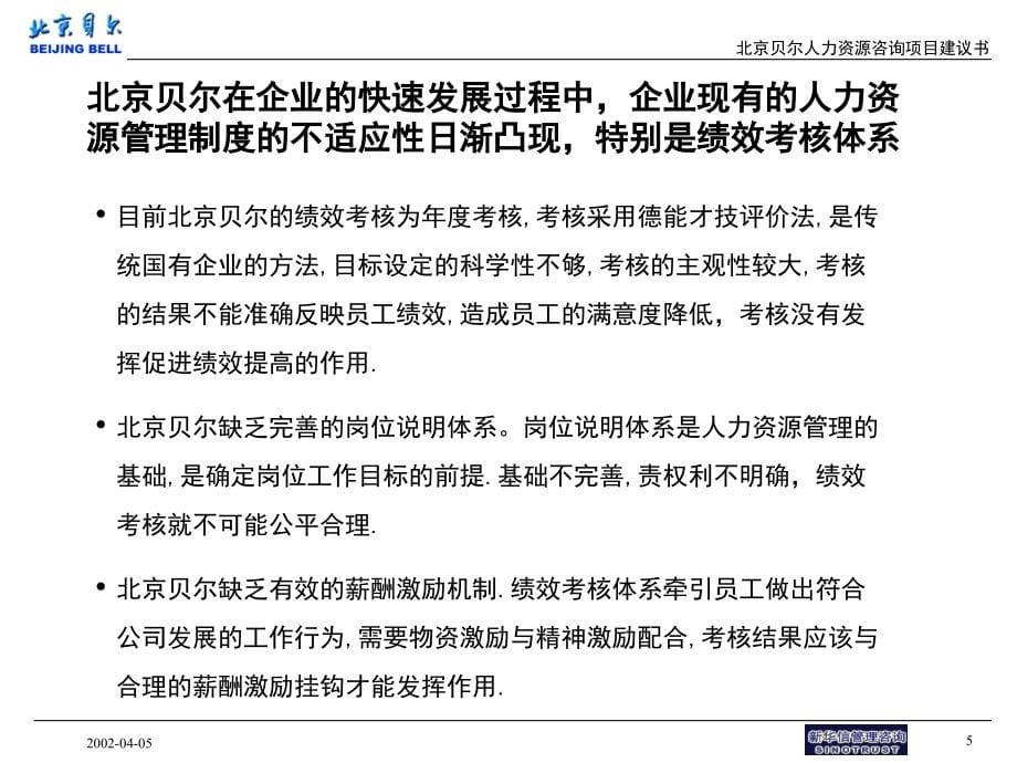 北京贝尔通信公司项目管理建议书_第5页