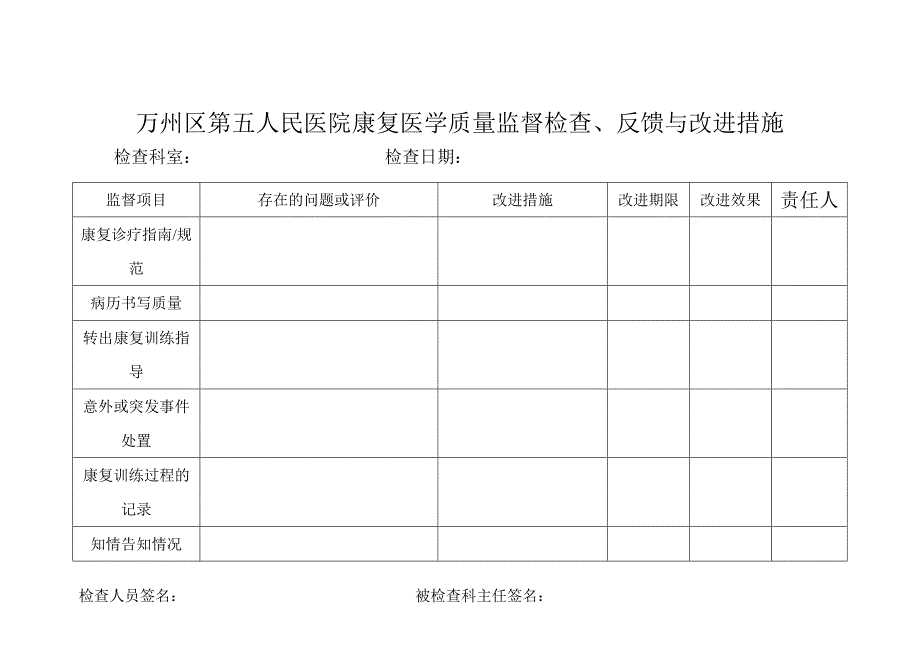 医院各类医疗质量与与安全监督检查、反馈、改进措施doc_第2页