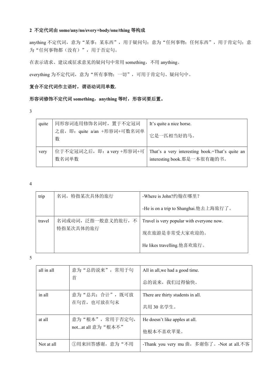 新目标人教版英语七下unit11知识点总结_第5页