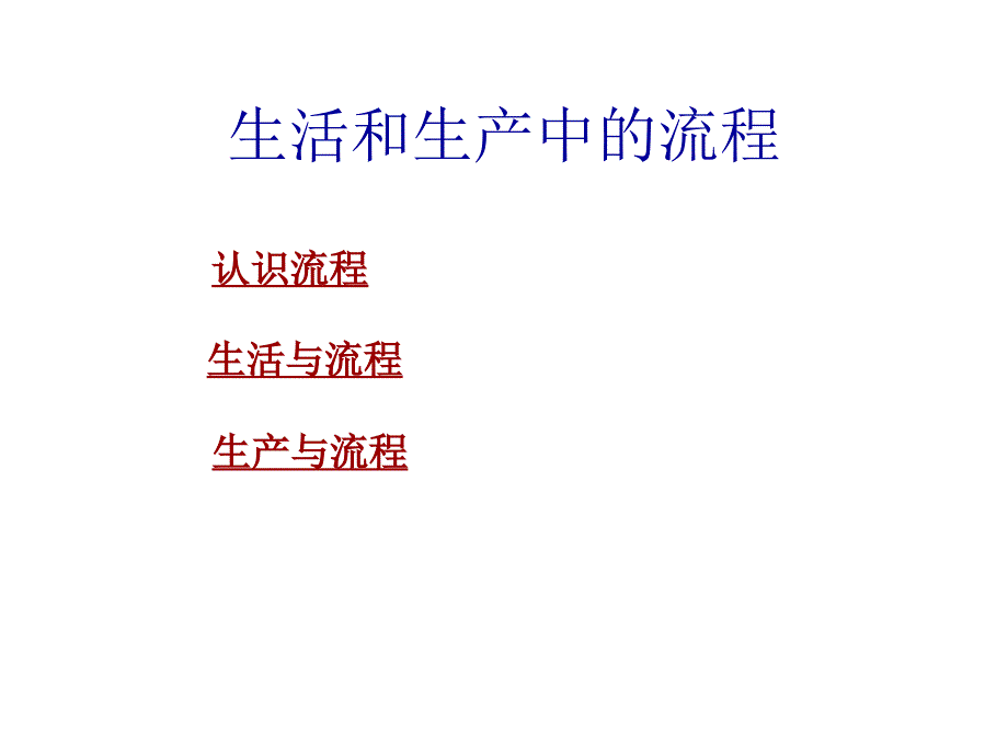 生活和生产中的流程讲义课件_第2页