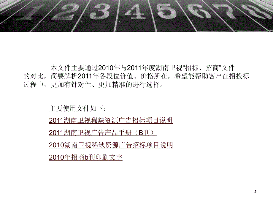 某卫视广告招标招商方案解析说明_第2页