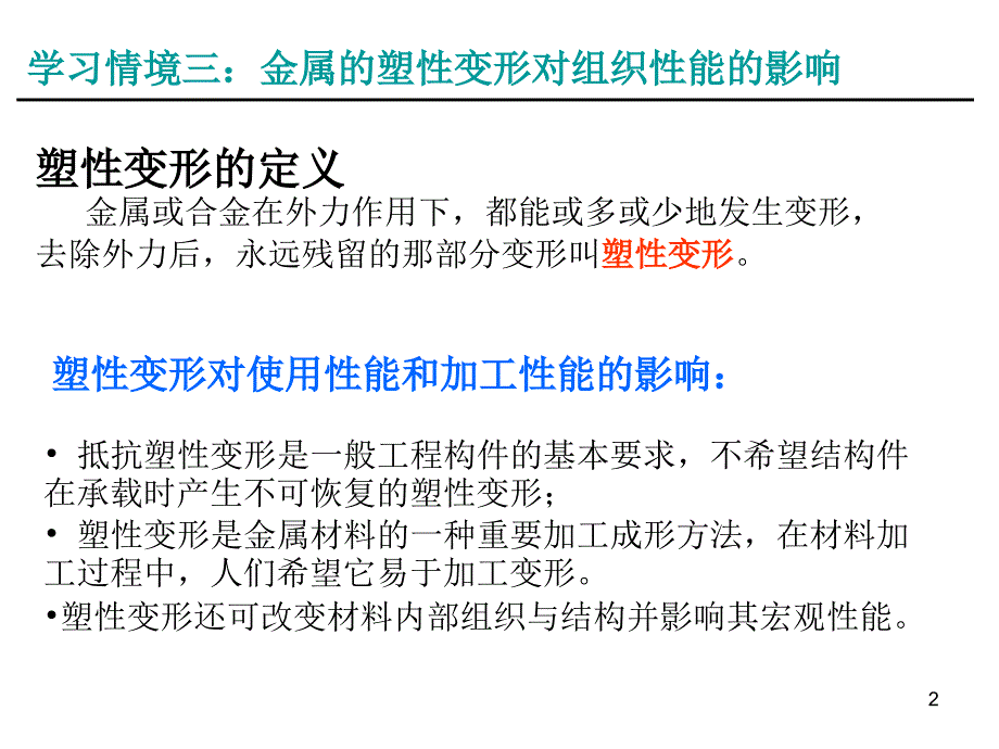 金属的塑性变形对组织性能的影响_第2页