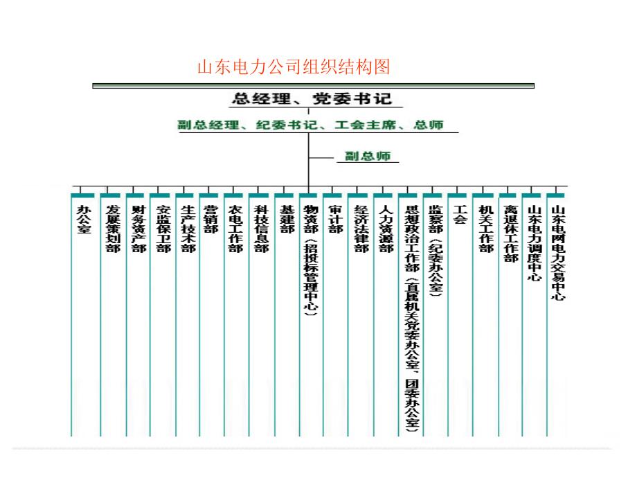 全国省级电力公司的组织架构图_第4页