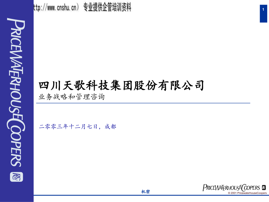 四川某公司业务战略与管理咨询研讨会_第1页