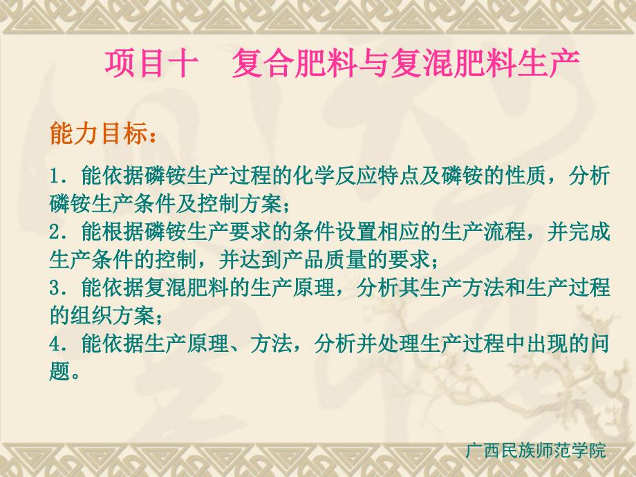 复合肥料与复混肥料生产培训课程_第1页