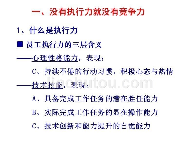 企业高效执行力的原则_第5页