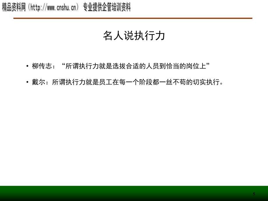 企业式执行力培训讲义_第5页
