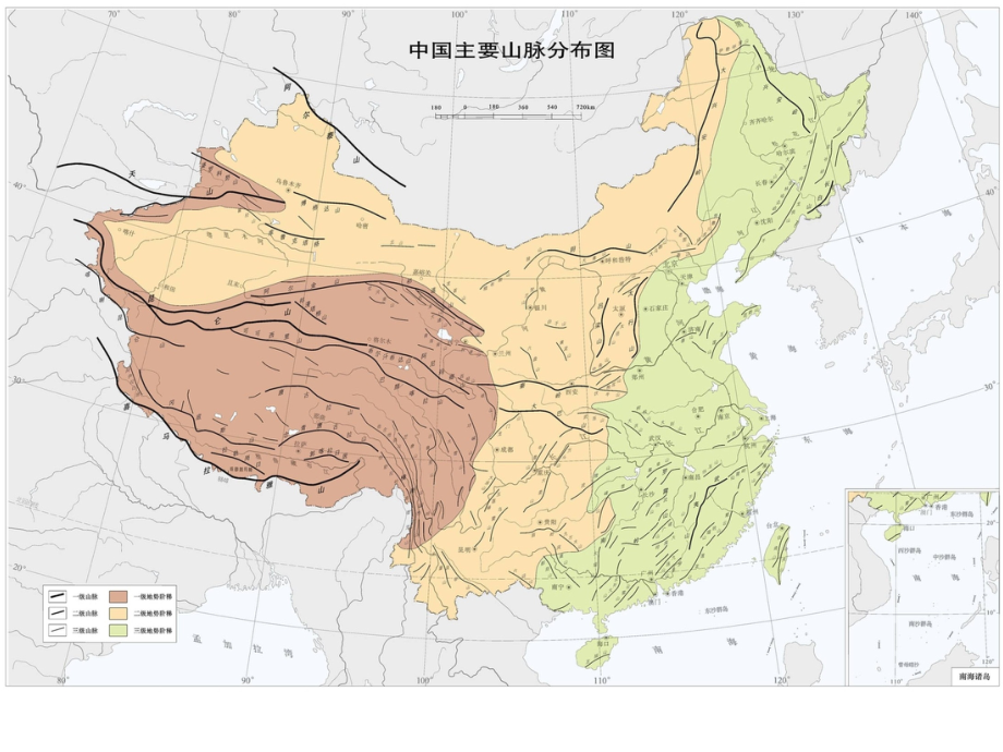 中国地图、各省地图、山川、河流普及_第4页