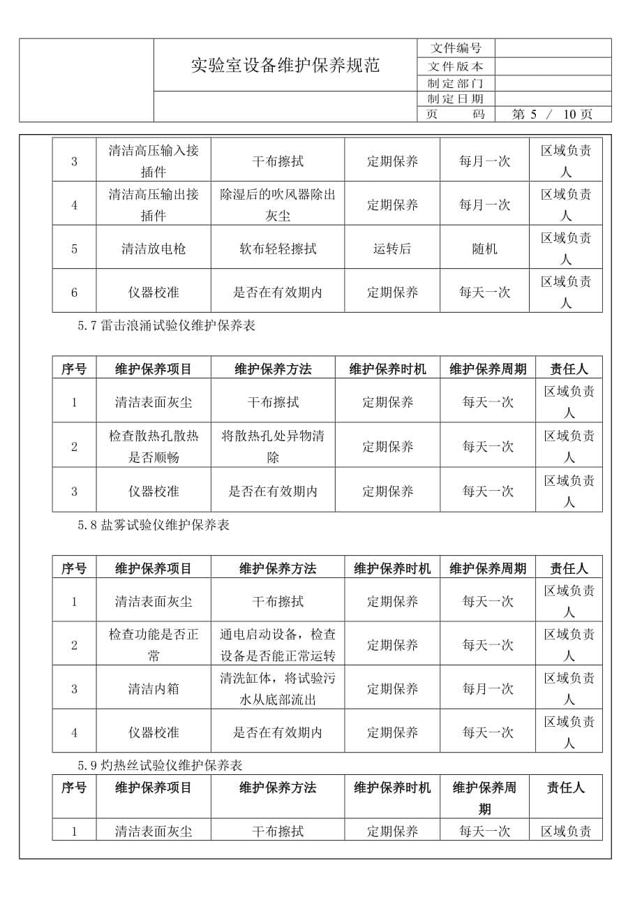 实验室设备维护保养规范_第5页