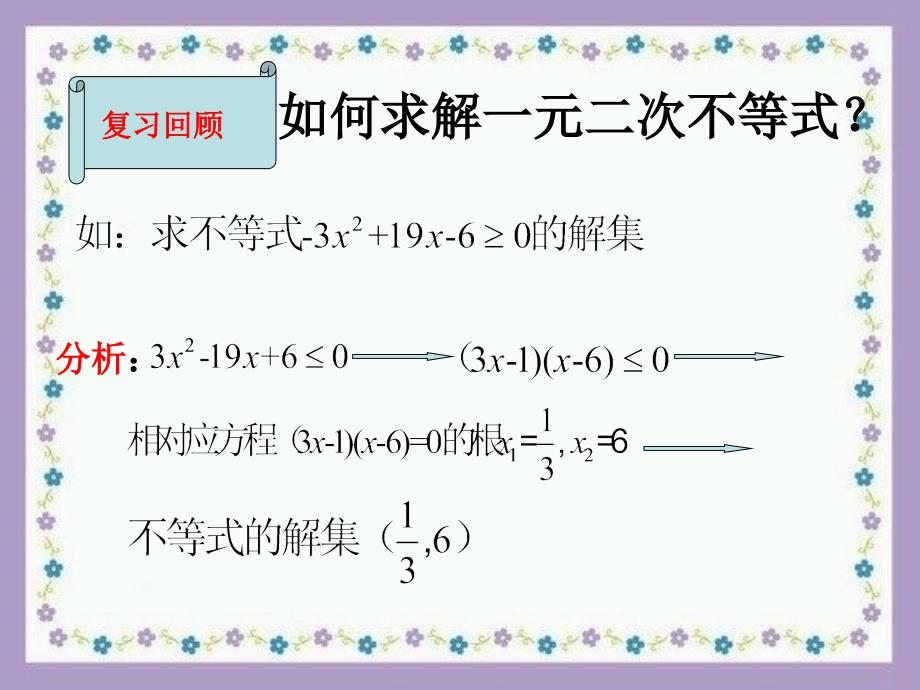 含参数的一元二次不等式的解法讲资料_第2页