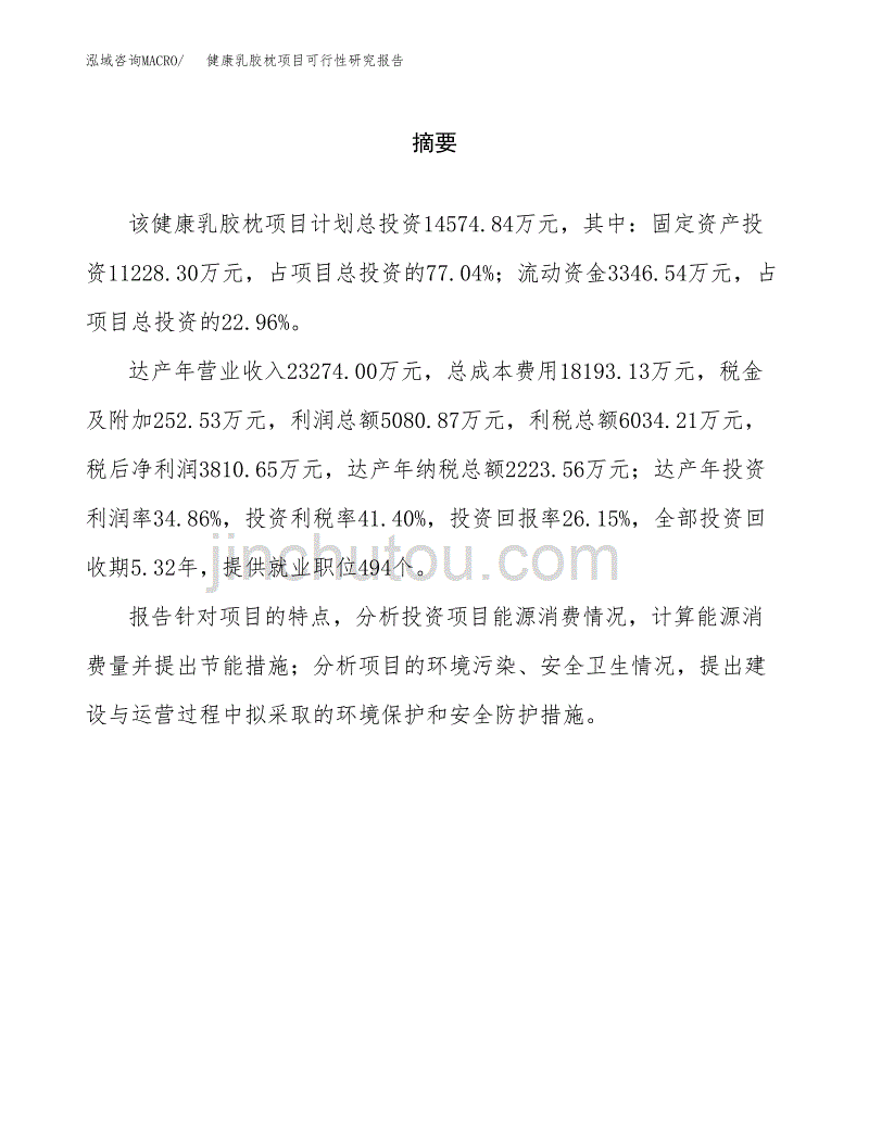 健康乳胶枕项目可行性研究报告（总投资15000万元）.docx_第2页