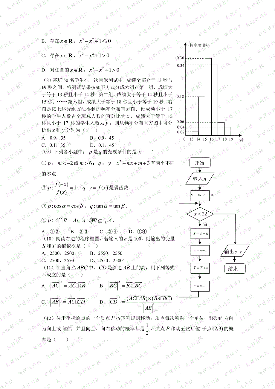 2007年山东高考数学理科试题及答案详解_第2页