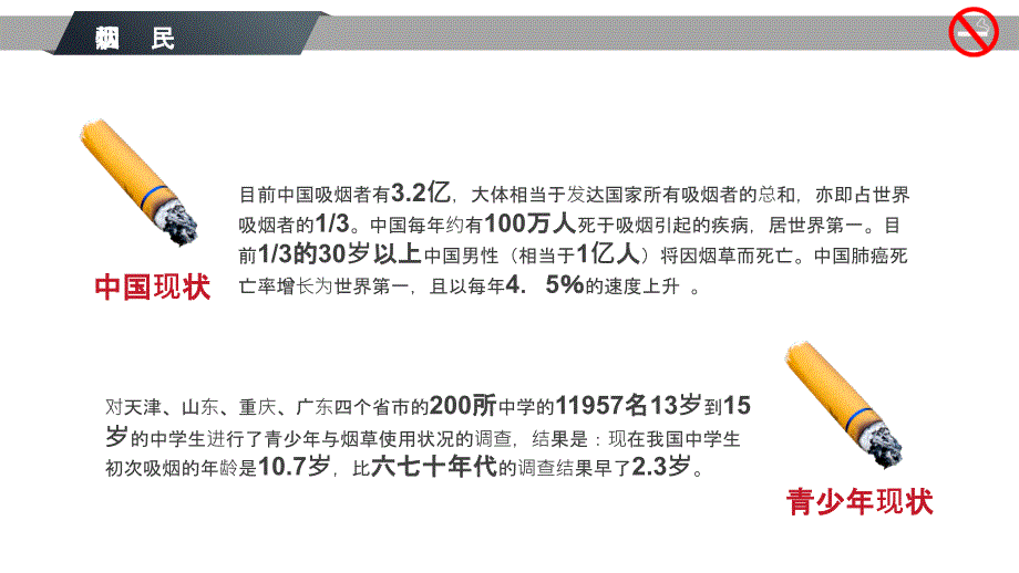 珍爱生命吸烟有害健康教育演讲PPT模板_第4页