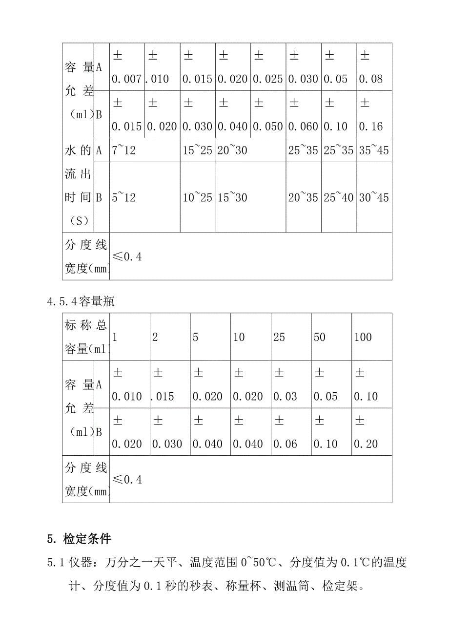 某公司玻璃容器的检定操作规程.doc_第5页