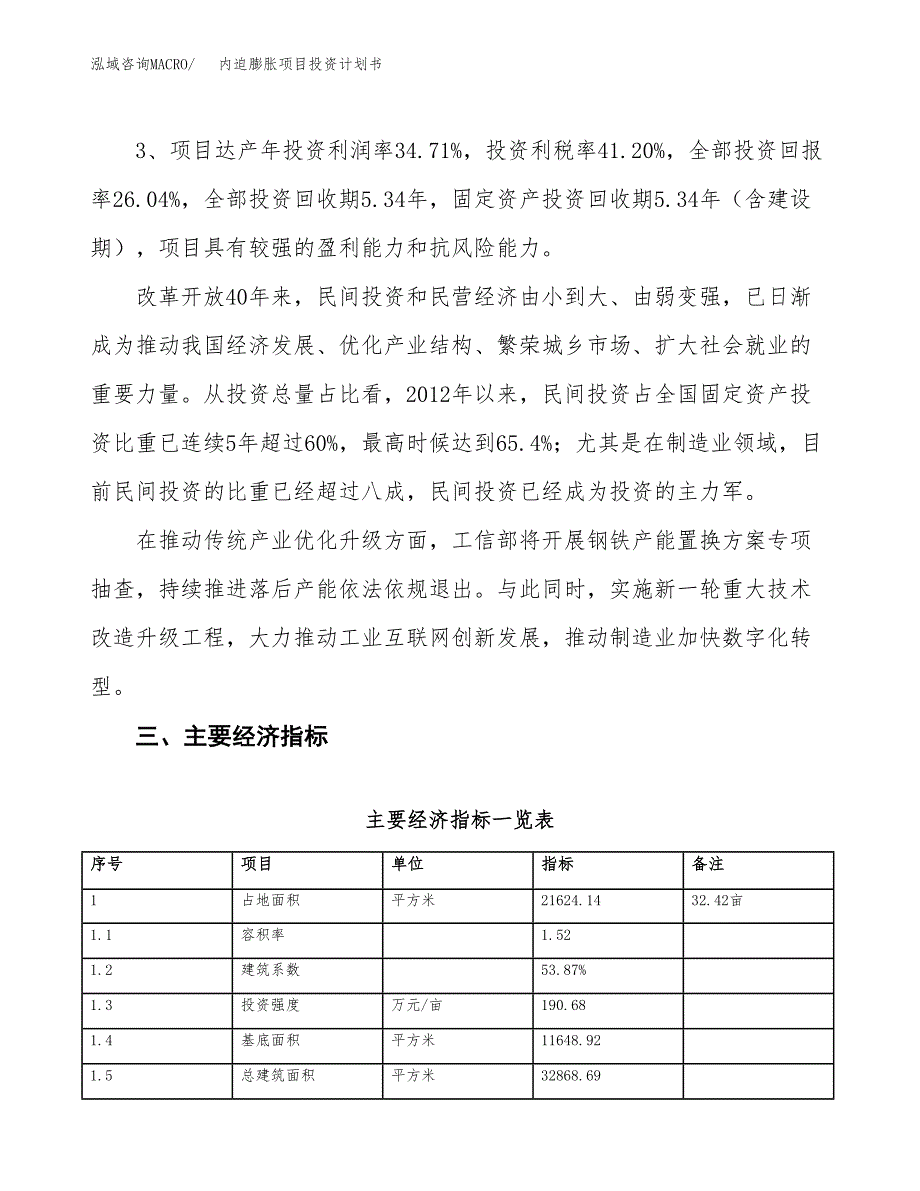 内迫膨胀项目投资计划书(规划建设方案).docx_第4页