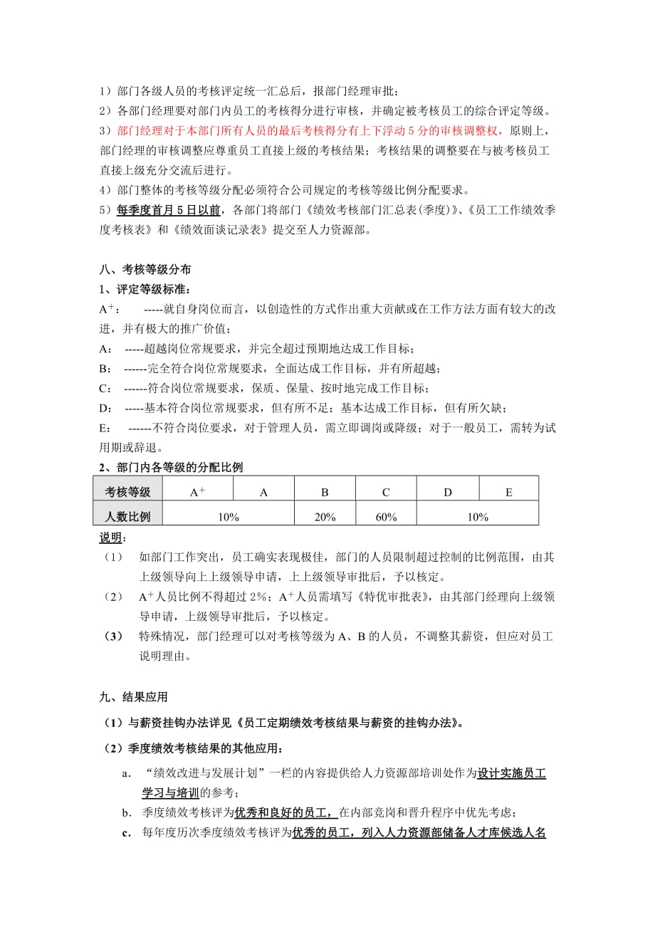 员工季度绩效考核方案.doc_第4页