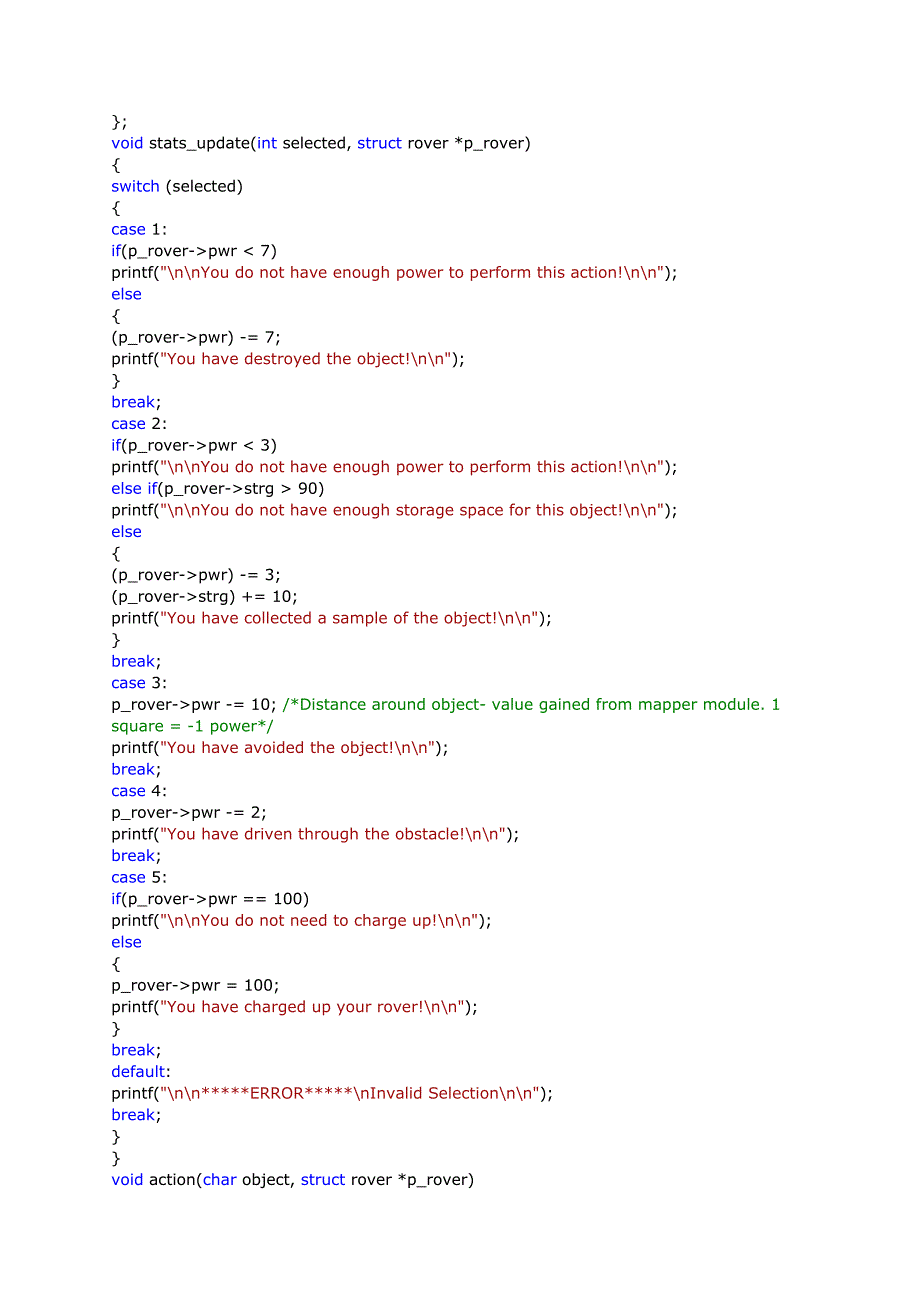 纯c语言写的一个小型游戏 源代码_第2页