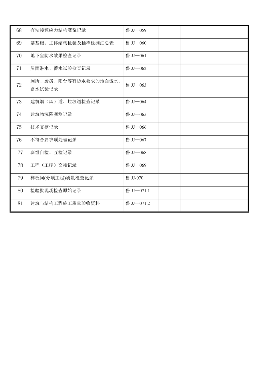 建筑资料表格.doc_第4页