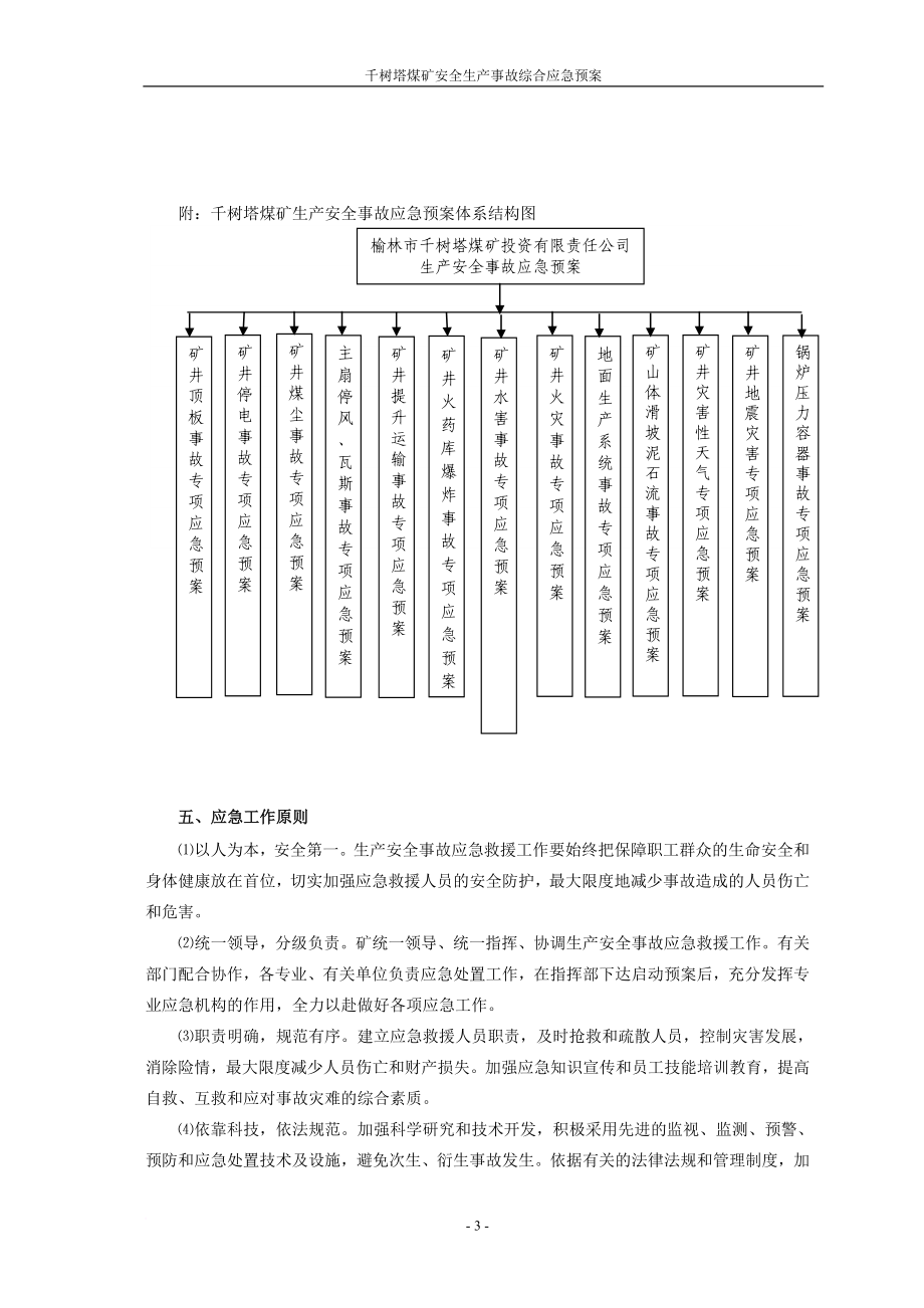 煤矿安全生产事故综合应急预案_1_第3页