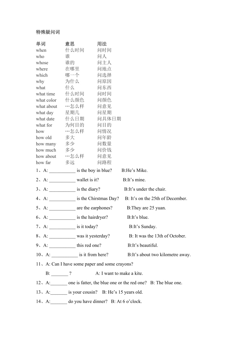 英语疑问词汇总_第1页