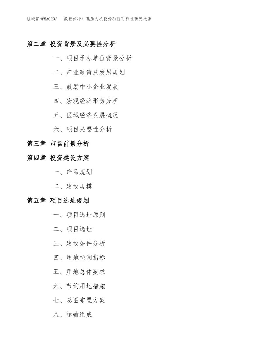 数控步冲冲孔压力机投资项目可行性研究报告（总投资15000万元）.docx_第4页