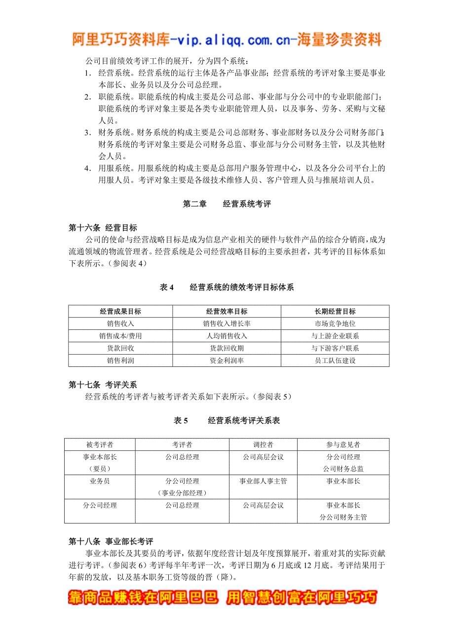 公司员工绩效考评管理制度.doc_第5页