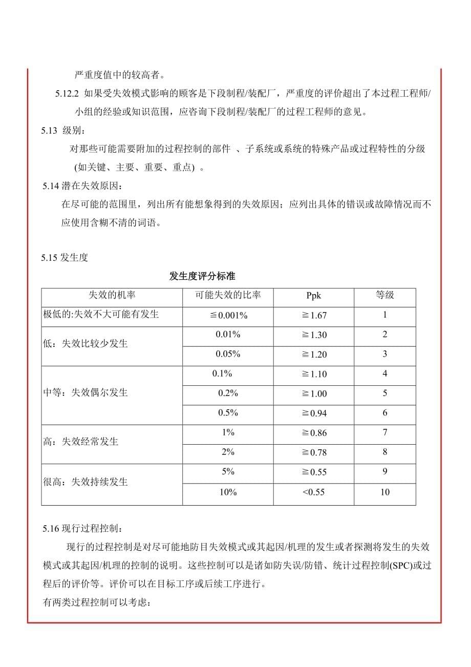 制程pfmea管制程序简述.doc_第5页