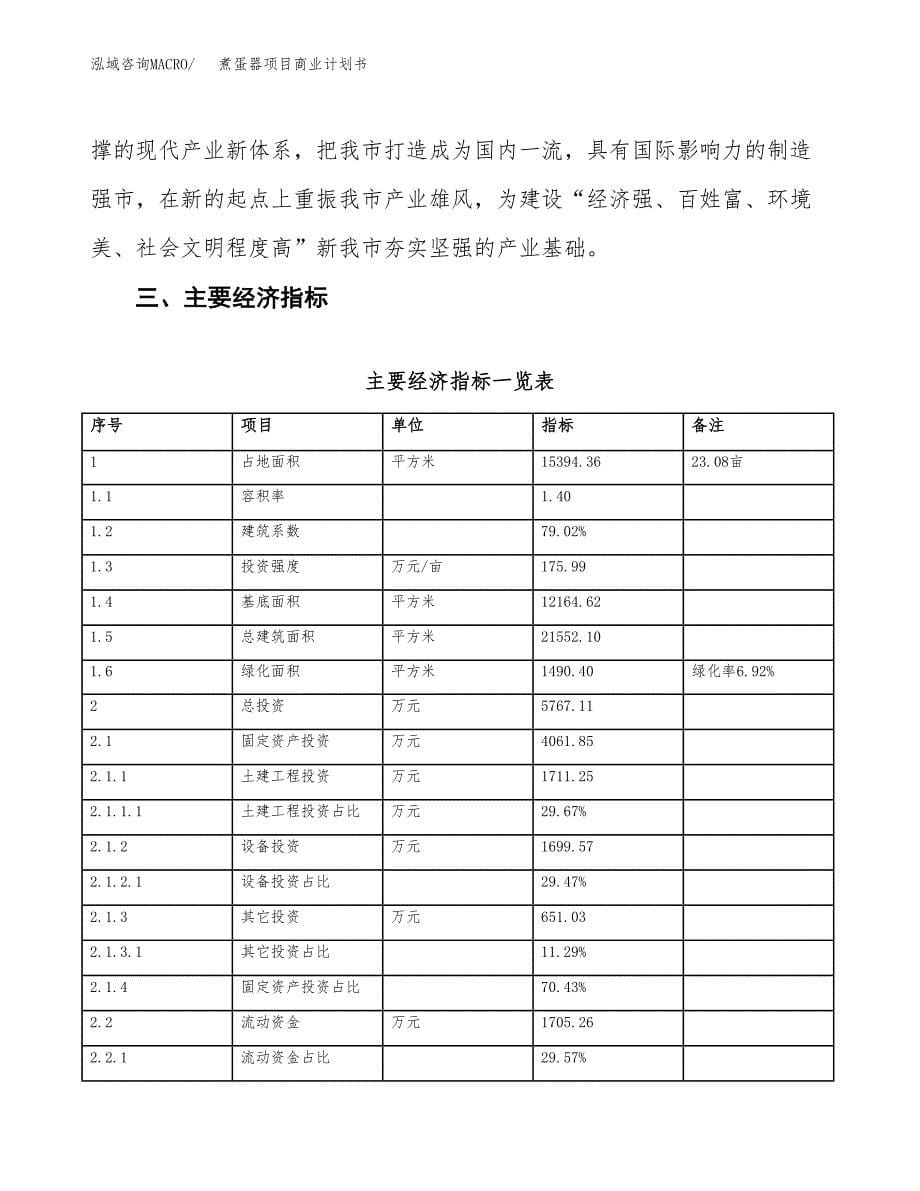 煮蛋器项目商业计划书模板_第5页