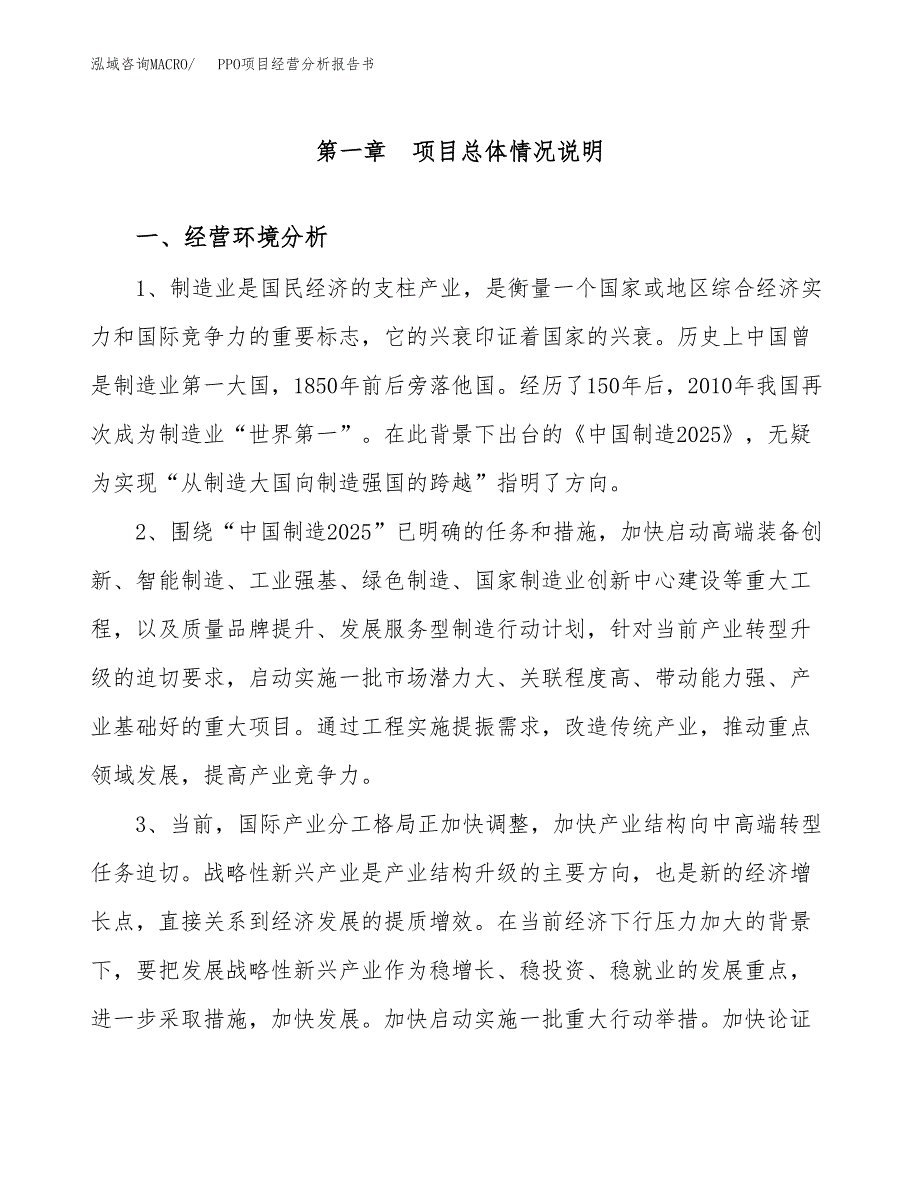 PPO项目经营分析报告书（总投资4000万元）（18亩）.docx_第2页