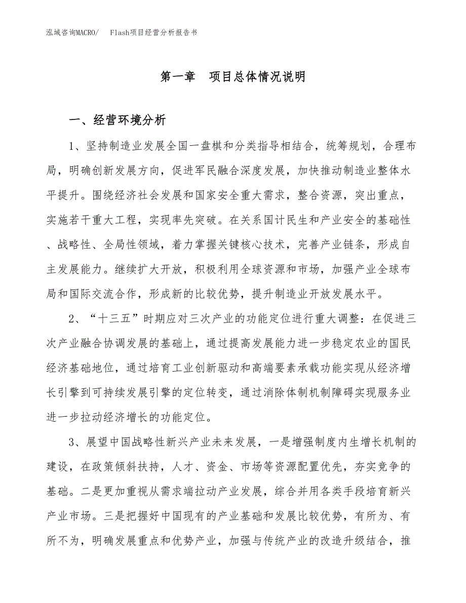 Flash项目经营分析报告书（总投资6000万元）（26亩）.docx_第2页