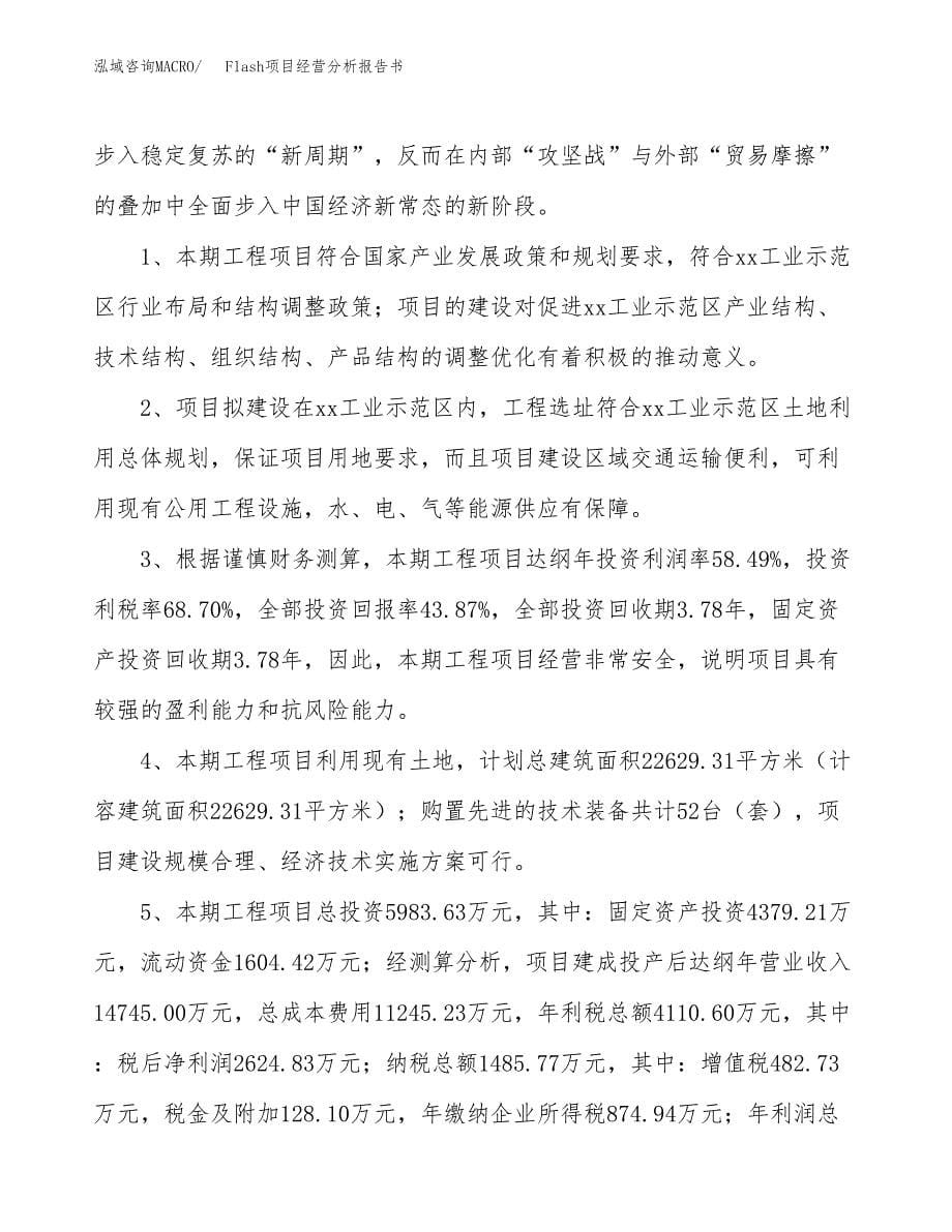 Flash项目经营分析报告书（总投资6000万元）（26亩）.docx_第5页