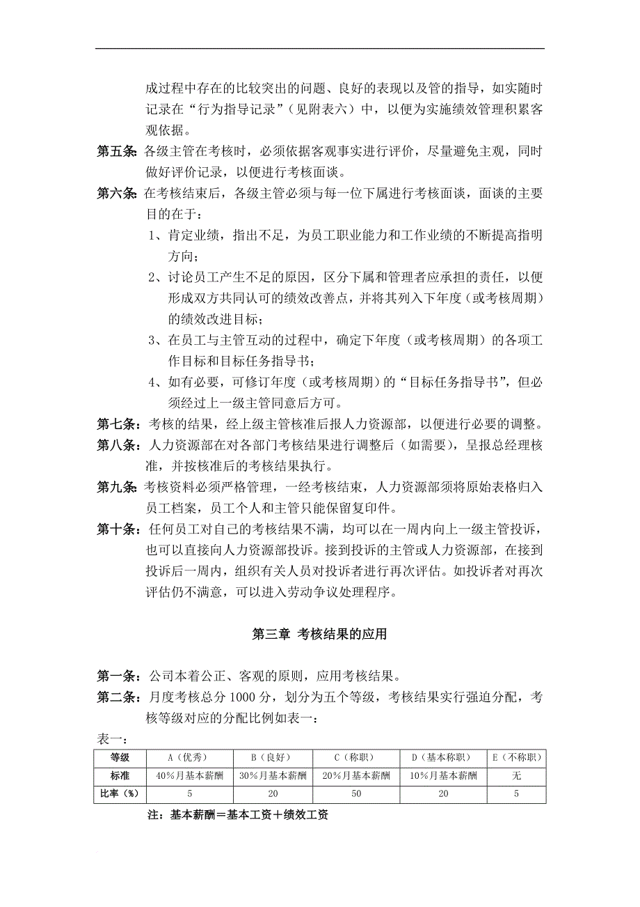 某绩效管理与绩效考核制度汇编.doc_第4页